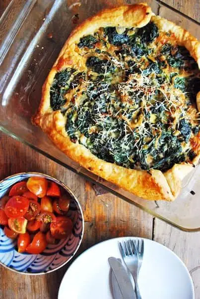 Tarta de Kale (Fácil y Rápida) - Sabores de mi Huerto