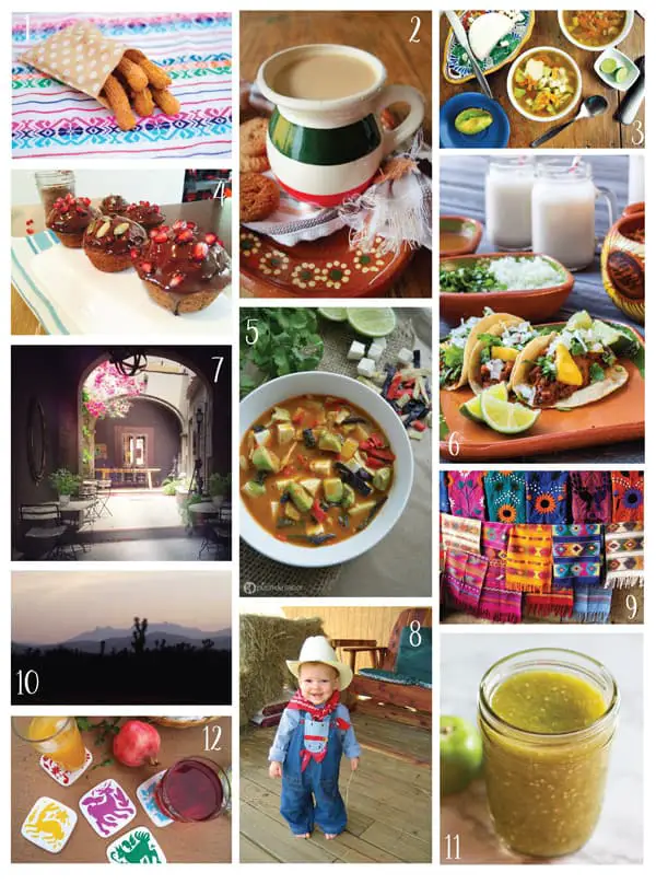 imagen de collage donde se ven varias recetas méxicanas 