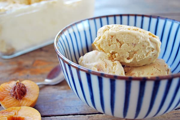 Helado de durazno, que decirle mas que ¡deliciosos!