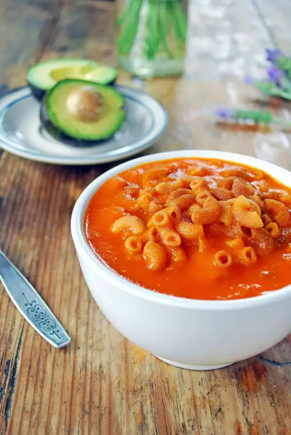 sopa de pasta