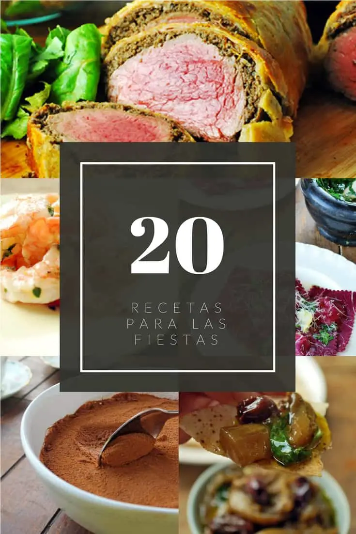 20 recetas para las fiestas - Sabores de mi Huerto
