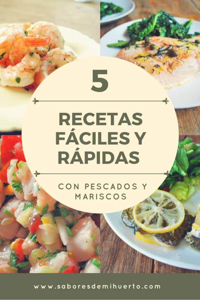 Estas 5 recetas son deliciosas, fáciles de hacer e ideales para cuando queremos comer rico, cocinar rápido y disfrutar de un pedacito de mar en nuestra mesa. 