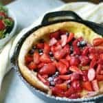 dutch baby con futos rojos