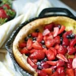 dutch baby con futos rojos