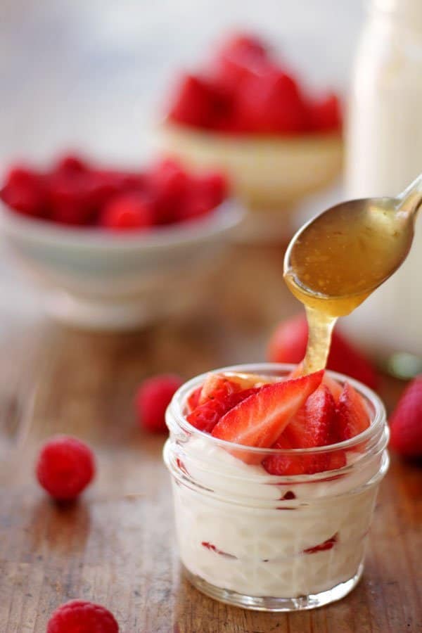 En expansión Adquisición diferente Yogurt con frutas casero - Sabores de mi Huerto