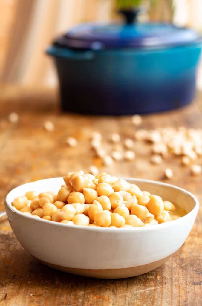 Garbanzos cocinados