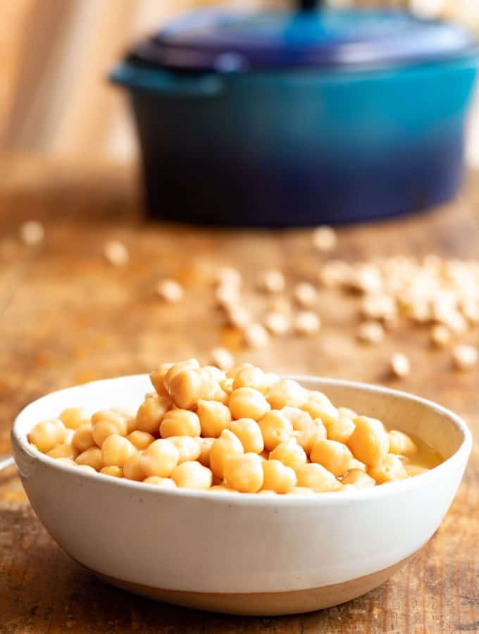 Garbanzos cocinados