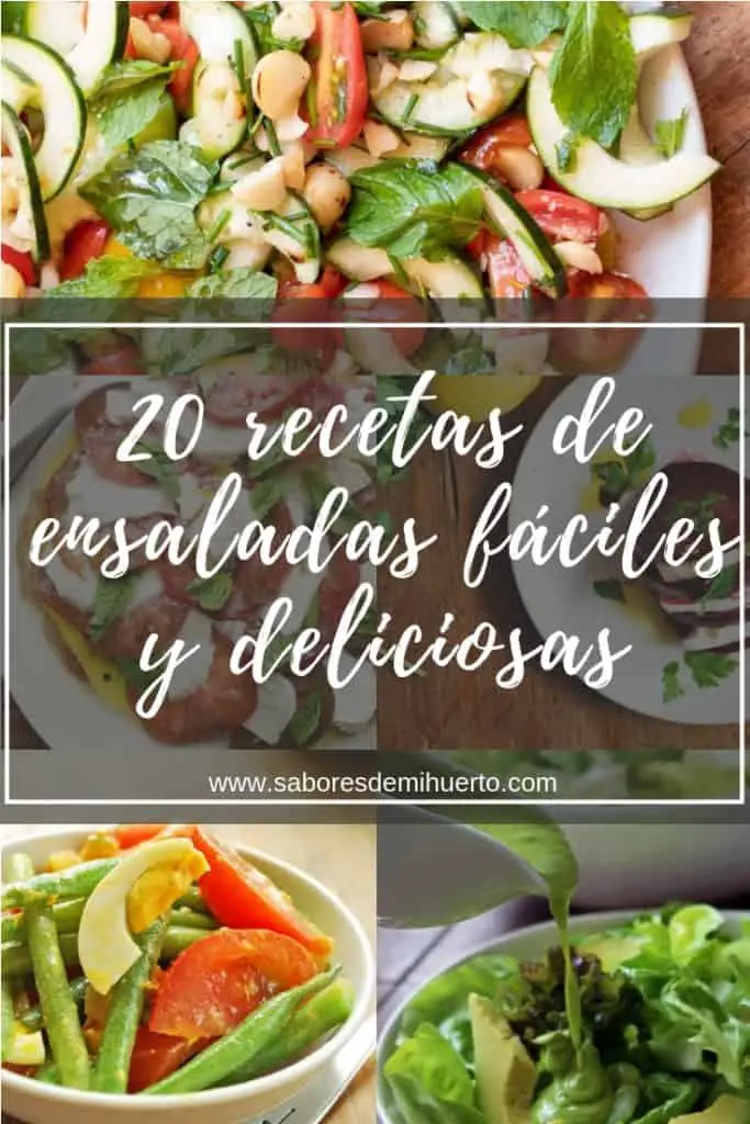 20 recetas de ensaladas fáciles y deliciosas