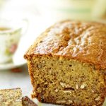 Banana bread on a plate