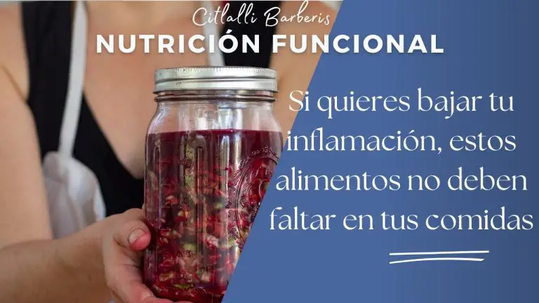 Si quieres bajar tu inflamación, estos alimentos no deben faltar en tus comidas